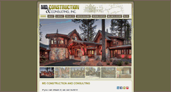 Desktop Screenshot of md-construction.com